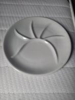 9 assiettes à fondue. Porcelaine française. Pillivuyt, Enlèvement ou Envoi