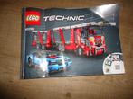 LEGO technic set 42098 autotransport, Kinderen en Baby's, Speelgoed | Duplo en Lego, Verzenden, Zo goed als nieuw, Complete set