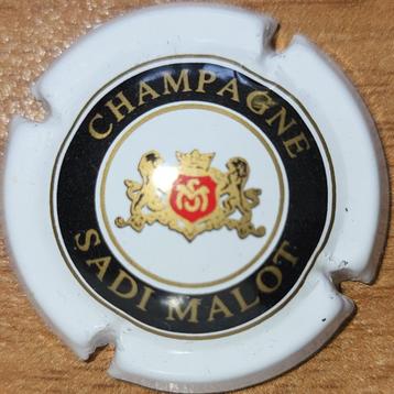 Champagnecapsule Sadi MALOT wit & zwart nr 43