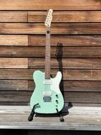 Squier Paranormal Baritone Cabronita Telecaster - Surf Green, Enlèvement, Comme neuf, Solid body, Fender