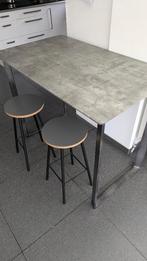 Table de bar avec 2 tabourets, Maison & Meubles, Enlèvement, Utilisé