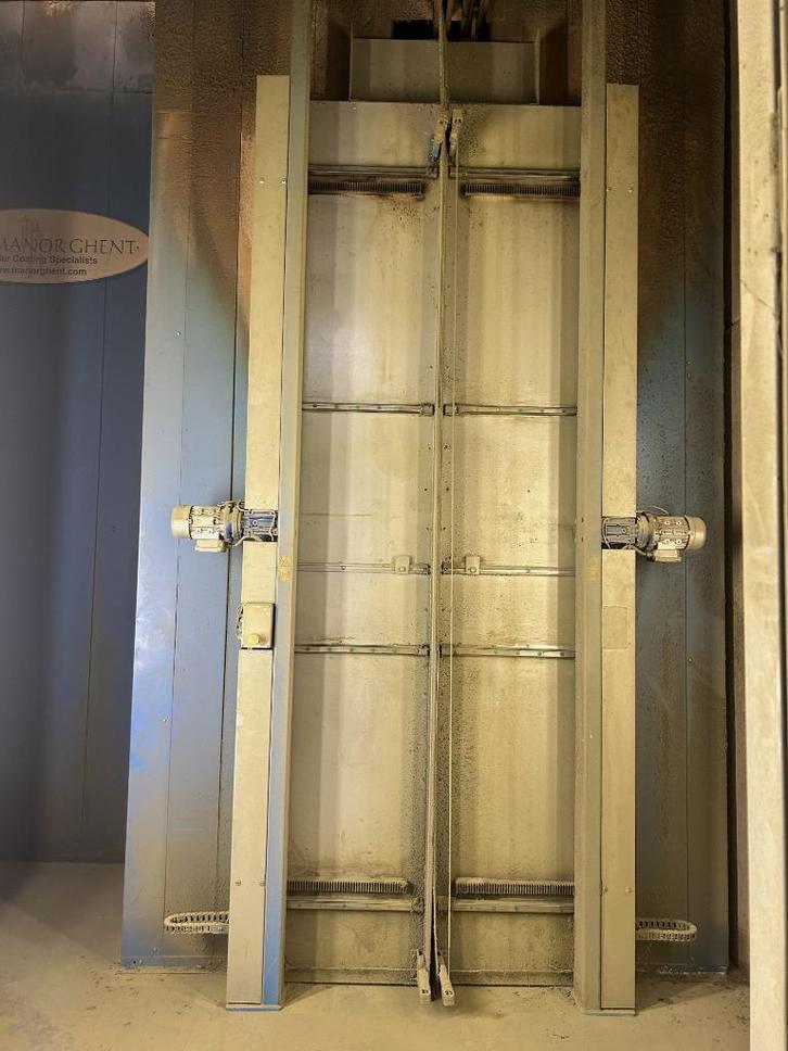 Poedercoatoven 20m x 5,5m - Bouwjaar 2013, Doe-het-zelf en Bouw, Overige Doe-Het-Zelf en Bouw, Gebruikt, Ophalen