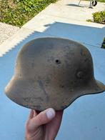 Duitse M35 camouflagehelm helm, Verzamelen, Militaria | Tweede Wereldoorlog, Ophalen of Verzenden