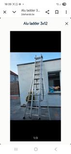 Alu ladder 3x12, Ophalen of Verzenden