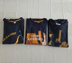 3 t-shirts met lange mouwen, maat 128 - zo goed als nieuw, Ophalen, Zo goed als nieuw