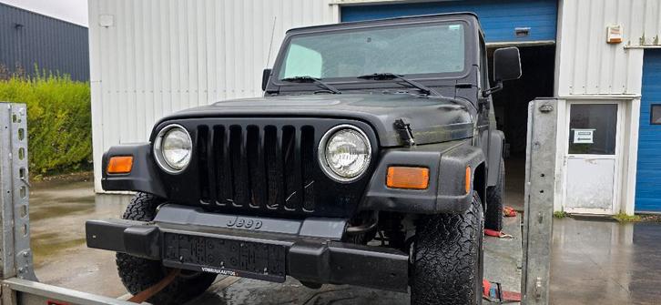 Jeep wrangler TJ btw recupereerbaar! Spiraalvering, Auto's, Jeep, Particulier, Wrangler, 4x4, Airbags, Lichtmetalen velgen, Radio