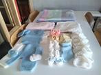 Lot 2 draps housse+couverture+layette et chaussons tricot, Enfants & Bébés, Chambre d'enfant | Linge de lit, Enlèvement ou Envoi