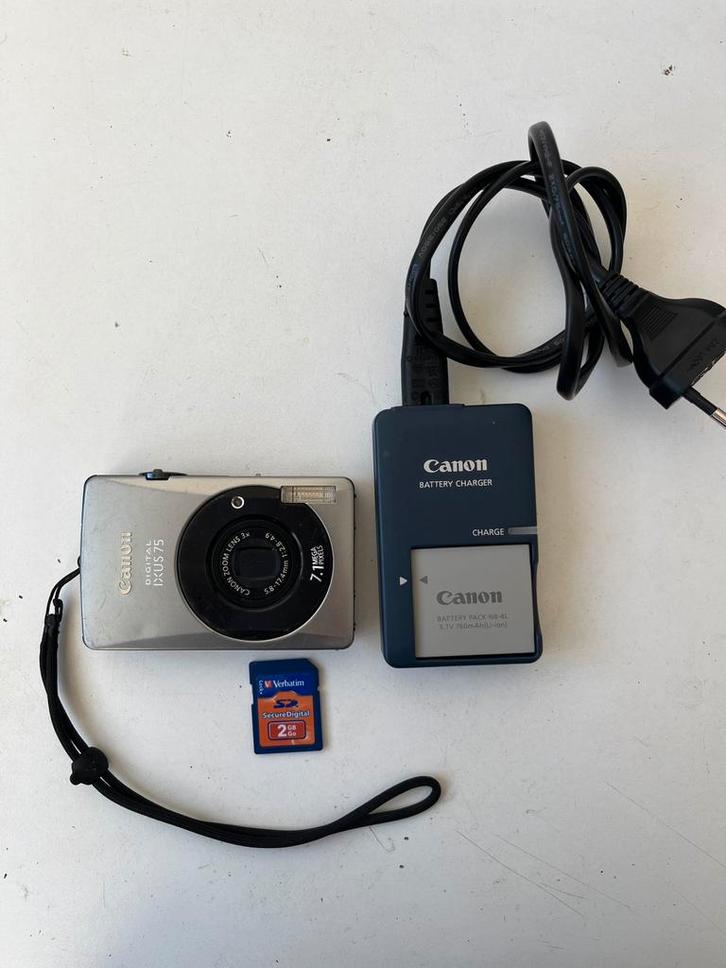 Appareil photo Canon Ixus 75 – Compact et fonctionnel, Audio, Tv en Foto, Fotocamera's Digitaal, Zo goed als nieuw, Compact, Canon
