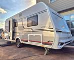 Dethleffs Nomad 490 EST, Omvormbare zithoek, Bedrijf, Treinzit, Schokbreker