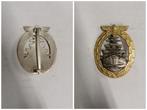 Insigne militaire Allemand combat haute mer WW2 refabr., Envoi