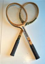 2 vintage tennisrackets, Racket, Gebruikt, Ophalen of Verzenden
