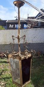 Oude bronzen lantaarn 1900, Antiek en Kunst, Antiek | Verlichting, Ophalen