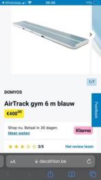 Airtrackmat 6m, Sport en Fitness, Turnen, Nieuw, Blauw, Ophalen, Materiaal
