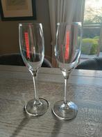 2 champagneglazen Piper Heidsieck, Verzamelen, Glas en Drinkglazen, Ophalen of Verzenden, Nieuw, Overige typen