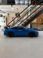Maisto Porsche GT3 992 Sharkblue 1/18, Ophalen, Maisto