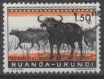 RUANDA-URUNDI Buffels - 0,03 €, Postzegels en Munten, Ophalen of Verzenden, Gestempeld