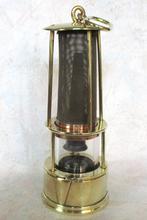 Lampe de mineur Mueseler A. TROISPONTS ardoisière Vielsalm, Collections, Utilisé, Envoi
