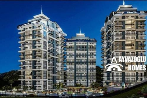 1+1 appartement in een luxe complex met uitzicht op zee, Immo, Buitenland, Turkije, Appartement, Stad