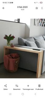 Bijtafel zetel, Scandinavisch, Zo goed als nieuw, 75 cm of meer, Rechthoekig