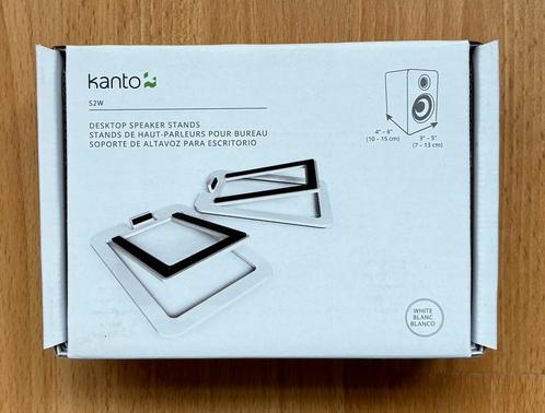 Kanto S2 PC speaker stand kleur WIT. Beter geluid in stijl!, TV, Hi-fi & Vidéo, Enceintes, Enlèvement ou Envoi