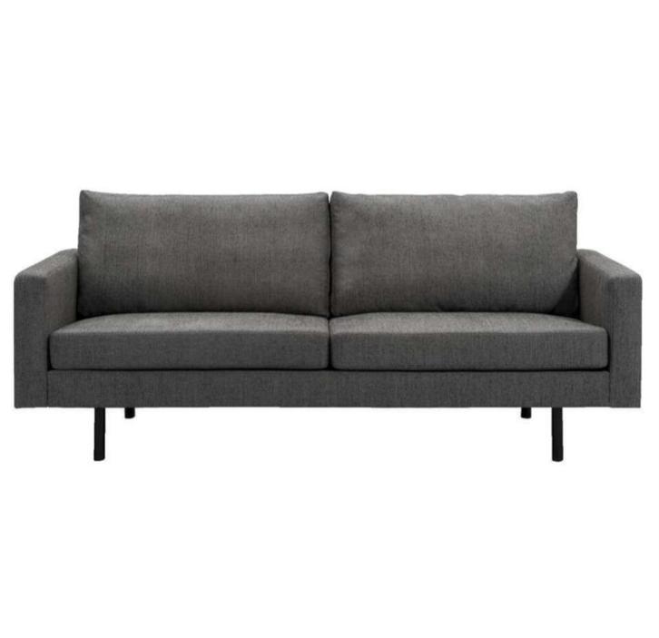 Zetel zitbank 2,5 zit grijs, Huis en Inrichting, Zetels | Zetels, Gebruikt, Rechte bank, Overige maten, 200 tot 250 cm, Minder dan 75 cm