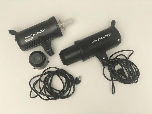 Godox SK400 II Studio Flitsers (set van 2), Audio, Tv en Foto, Foto | Flitsers, Gebruikt, Overige merken, Kantelbaar, Ophalen