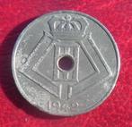1942 5 centimes occupation Léopold 3, Verzenden, Metaal, Losse munt
