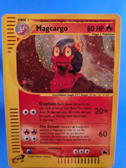 Magcargo H16/H32 - Skyridge, Hobby & Loisirs créatifs, Jeux de cartes à collectionner | Pokémon, Comme neuf, Envoi