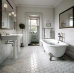 Mosaic Hexgon Marmer Bianco Carrara Chiaro 150mm gezoet, Doe-het-zelf en Bouw, Ophalen, Wandtegels, Nieuw, Minder dan 20 cm