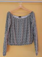 Zwart-witte blouse van Groggy by JBC, Maat 38/40 (M), Groggy, Wit, Ophalen of Verzenden