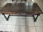 antieke salontafel met 2 lades, Ophalen