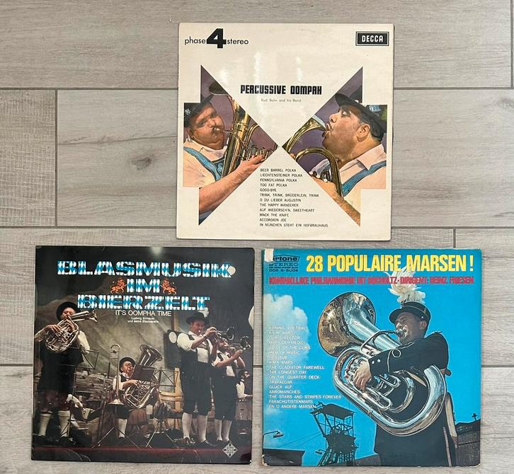 3 disques vinyles pour instruments à vent, CD & DVD, Vinyles | Autres Vinyles, Utilisé, 12 pouces, Enlèvement ou Envoi