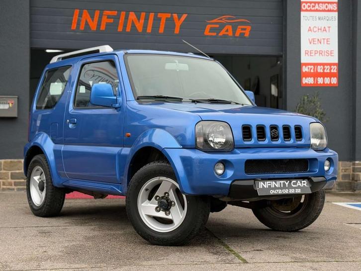 Suzuki Jimny RESERVE • 1.3i 16v JLX Freestyle Bleu, Auto's, Suzuki, Bedrijf, Te koop, Jimny, 4x4, ABS, Airconditioning, Centrale vergrendeling
