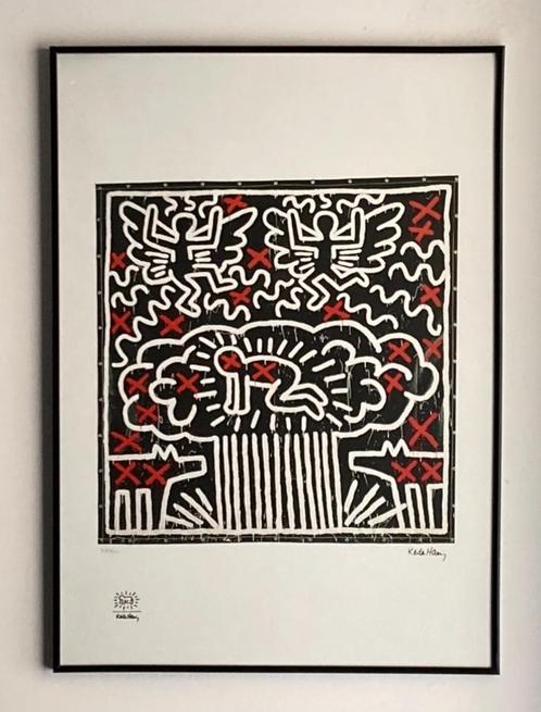 Keith Haring : lithographie grand format. État neuf, Antiquités & Art, Art | Lithographies & Sérigraphies