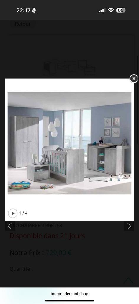 Chambre à coucher complète enfant., Kinderen en Baby's, Kinderkamer | Complete kinderkamers, Gebruikt, Ophalen