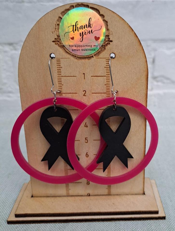 diverse oorbellen "Think Pink" thema, Handtassen en Accessoires, Oorbellen, Nieuw, Hangers, Ophalen of Verzenden