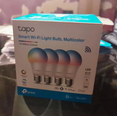 Ampoule LED Connectée Tapo L530E Multicolore (Lot de 4), Huis en Inrichting, Lampen | Losse lampen, Zo goed als nieuw, Gloeilamp