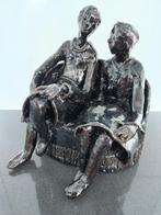 Uniek geglazuurd keramiek beeldje M.W., Ophalen of Verzenden