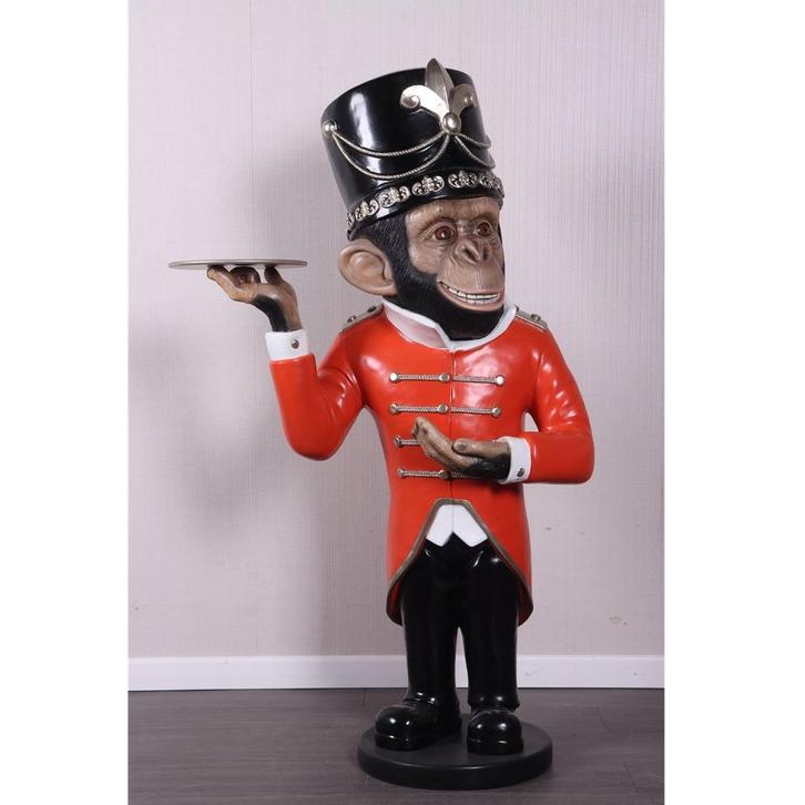 Bell boy chimpanzee – Butler Hoogte 152 cm, Diversen, Kerst, Nieuw, Ophalen