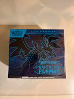 Pokémon Mega Evolution Phantasmal Flames Elite Trainer Box, Enlèvement ou Envoi, Neuf, Booster box, Foil