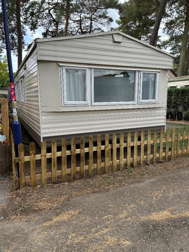 Te koop stacaravan, Caravanes & Camping, Caravanes résidentielles, Plus de 6, Enlèvement