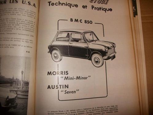 revue technique mini 850cc de 1959-1970, Livres, Autos | Livres, Utilisé, Autres marques, Enlèvement ou Envoi