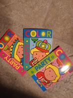 Color party : 3 boekjes voor 0.30 €, Enlèvement ou Envoi, Neuf, Crayon ou Feutre