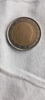 2 euro munt koning Albert jaar 2000, Timbres & Monnaies, Monnaies | Europe | Monnaies euro, Enlèvement ou Envoi