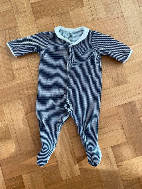 Gestreept pakje Petit Bateau 3 maand, Kinderen en Baby's, Babykleding | Maat 62, Zo goed als nieuw, Jongetje of Meisje, Pakje