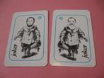 2 mooie joker speelkaarten - jokers (135), Ophalen of Verzenden, Zo goed als nieuw, Speelkaart(en)