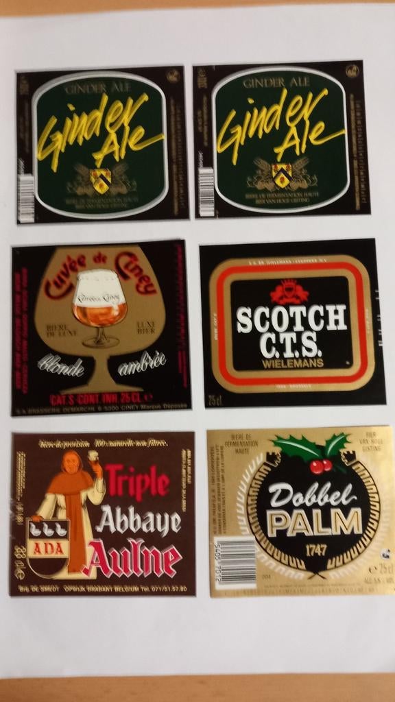 Étiquettes de bière diverses, (179), Collections, Enlèvement ou Envoi