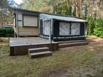 Stacaravan op camping GT Keiheuvel te koop, Caravans en Kamperen, Stacaravans, Tot en met 2