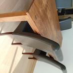 (Eet)tafel teak + 4 stoelen, Huis en Inrichting, Ophalen, Rustiek, Zo goed als nieuw, 4 tot 6 stoelen