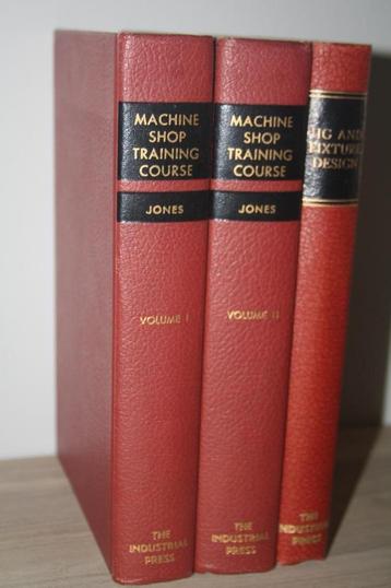 3 boeken , Machine shop Training Course, HC boeken ,1942-44